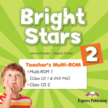 Bright Stars 2 - Teacher's Multi - ROM (Class CDs, DVD PAL)