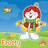 Frosty fun mobile background image