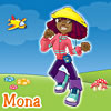 Mona fun mobile background image