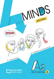 4Minds A2 Student's Book, Workbook & Grammar Book - (Split Edition A) (with DigiBook App)