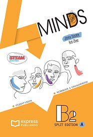 4Minds B2 Student's Book, Workbook & Grammar Book - (Split Edition A) (DigiBook App)