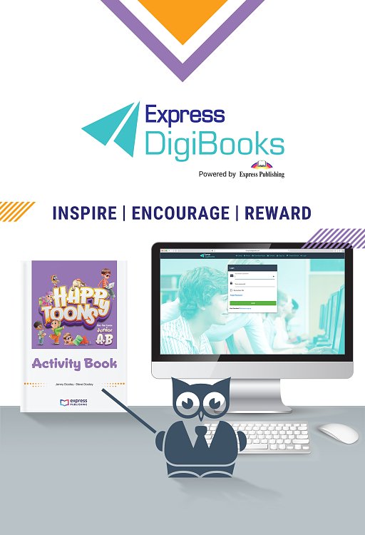 HappyToons One-Year Course Junior A+B Activity Book - DIGIBOOKS APPLICATION ONLY