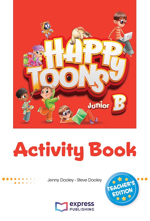 HappyToons Junior B - Activity Book Teacher's Edition (with DigiBooks App)