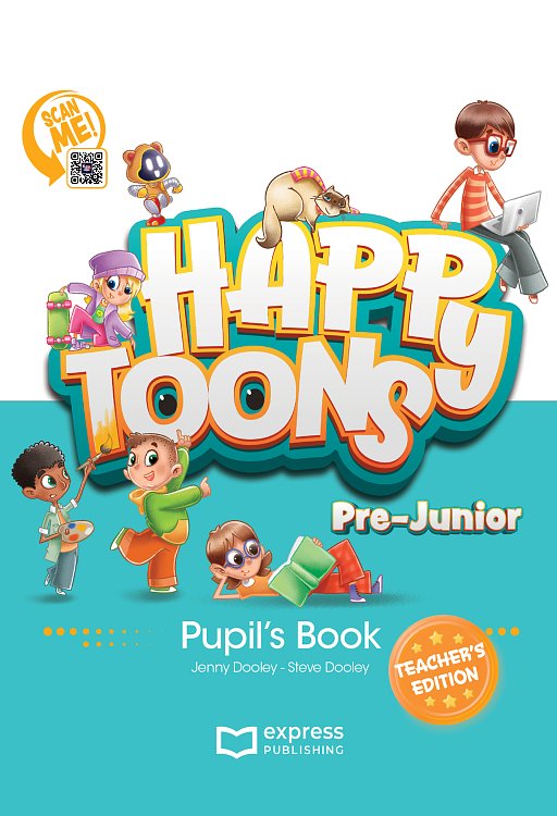 Happy Toons Pre-Junior Teacher's Book (with DIWB & Posters)