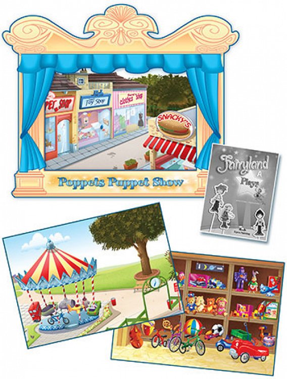 Fairyland Junior A - Puppet Show Pack (Theatre, Back Drops & Plays)