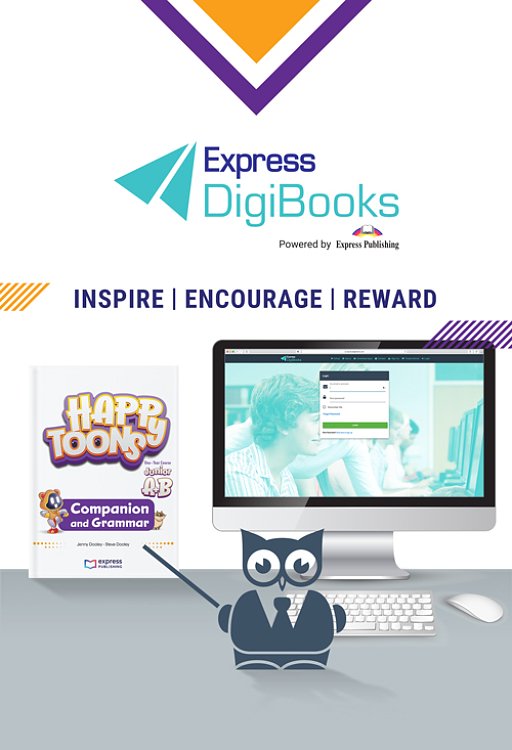 HappyToons One-Year Course Junior A+B Companion and Grammar - DIGIBOOKS APPLICATION ONLY