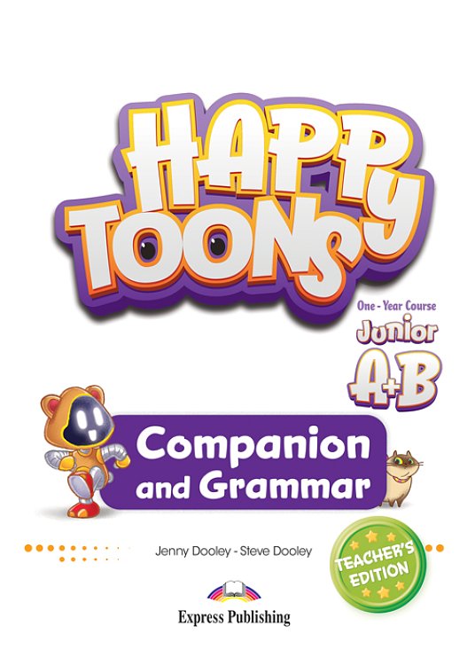 HappyToons One-Year Course Junior A+B - Companion and Grammar Teacher's Edition (with DigiBooks App)