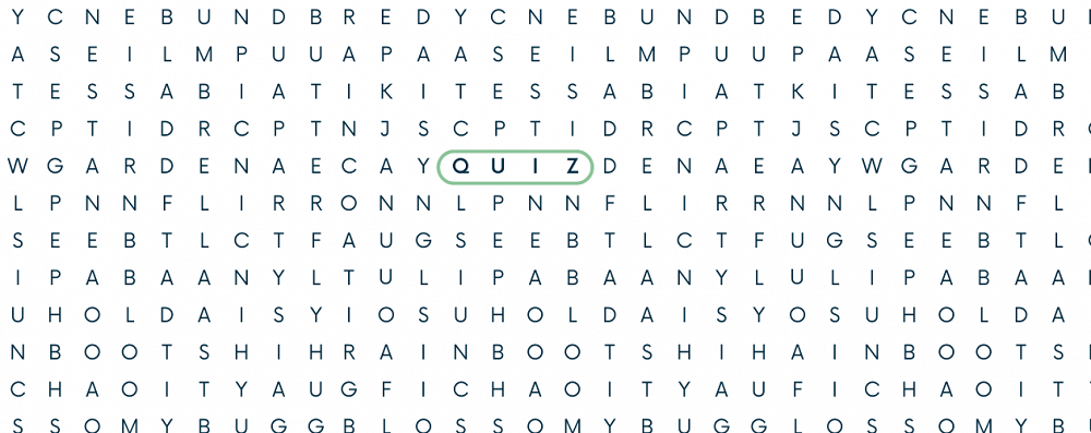 An Alphabet-inspired Quiz