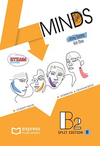 4Minds B2 Student's Book, Workbook & Grammar Book - (Split Edition B) (with DigiBook App)