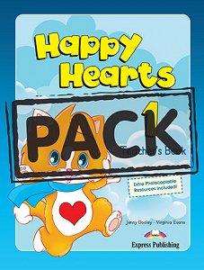 Happy Hearts 1 - Teacher's Mini Pack (with Downloadable IWB)