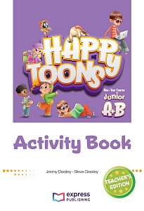 HappyToons One-Year Course Junior A+B - Activity Book Teacher's Edition (with DigiBooks App)