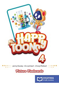 HappyToons 4 Picture Flashcards
