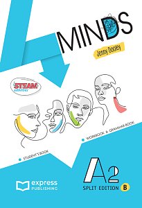 4Minds A2 Student's Book, Workbook & Grammar Book - (Split Edition B) (with DigiBook App)