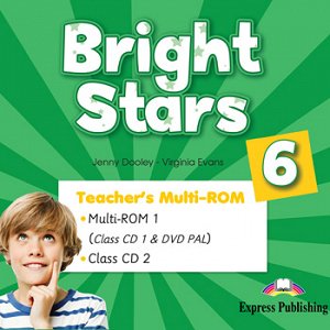 Bright Stars 6 - Teacher's Multi - ROM (Class CDs, DVD PAL)