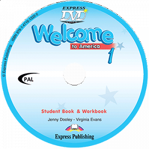 Welcome to America 1 Student Book & Workbook - DVD Video PAL