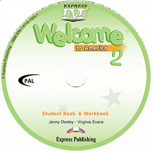 Welcome to America 2 Student Book & Workbook - DVD Video PAL