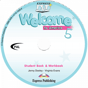 Welcome to America 5 Student Book & Workbook - DVD Video PAL