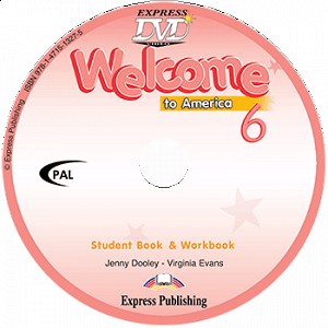 Welcome to America 6 Student Book & Workbook - DVD Video PAL