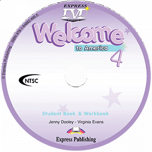 Welcome to America 4 Student Book & Workbook - DVD Video NTSC